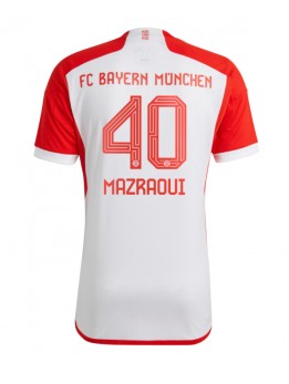 Billige Bayern Munich Noussair Mazraoui #40 Hjemmedrakt 2023-24 Kortermet